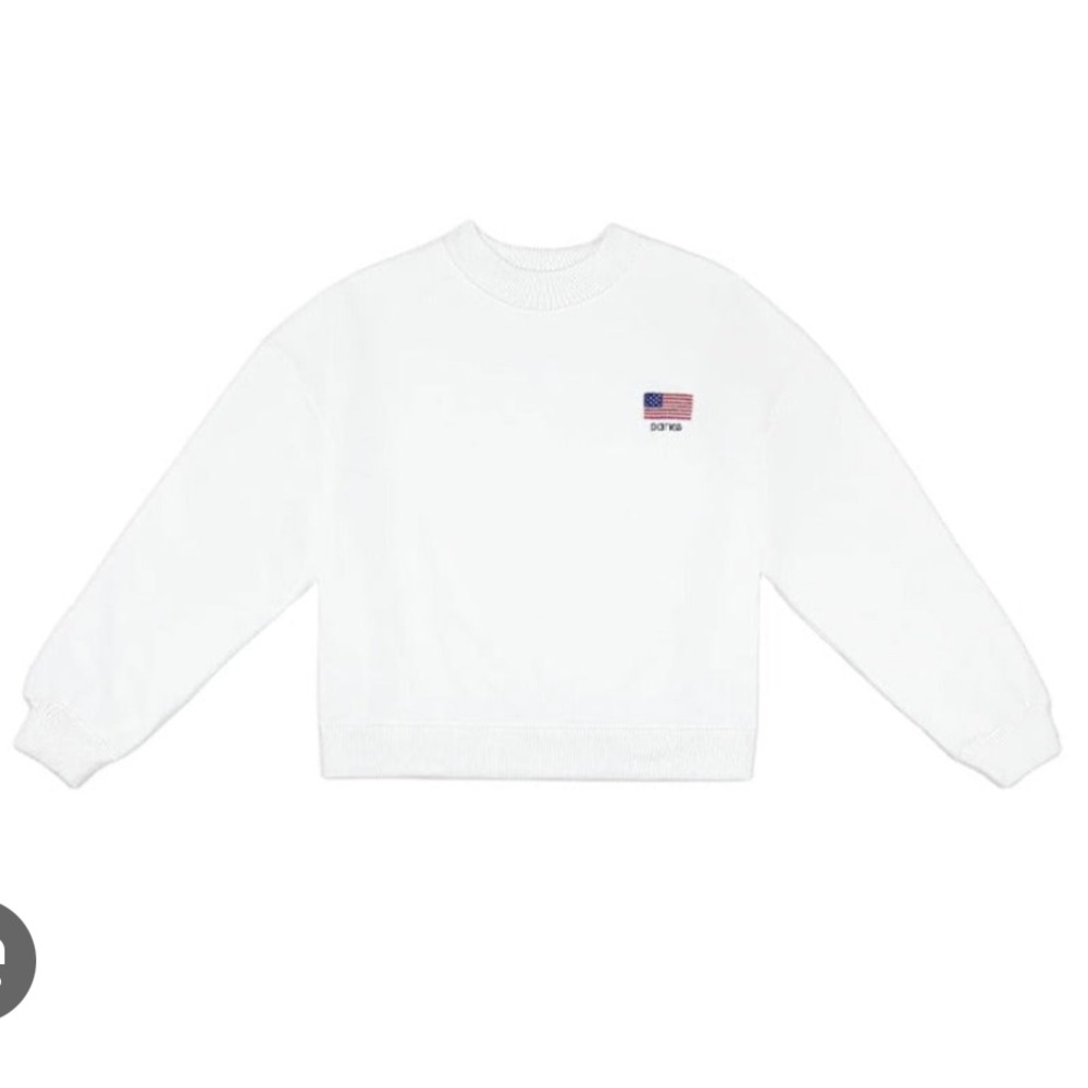 PARKE American Flag Shrunken Mockneck